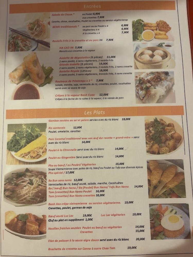 Le Cochinchine restaurant - Menu Image 2